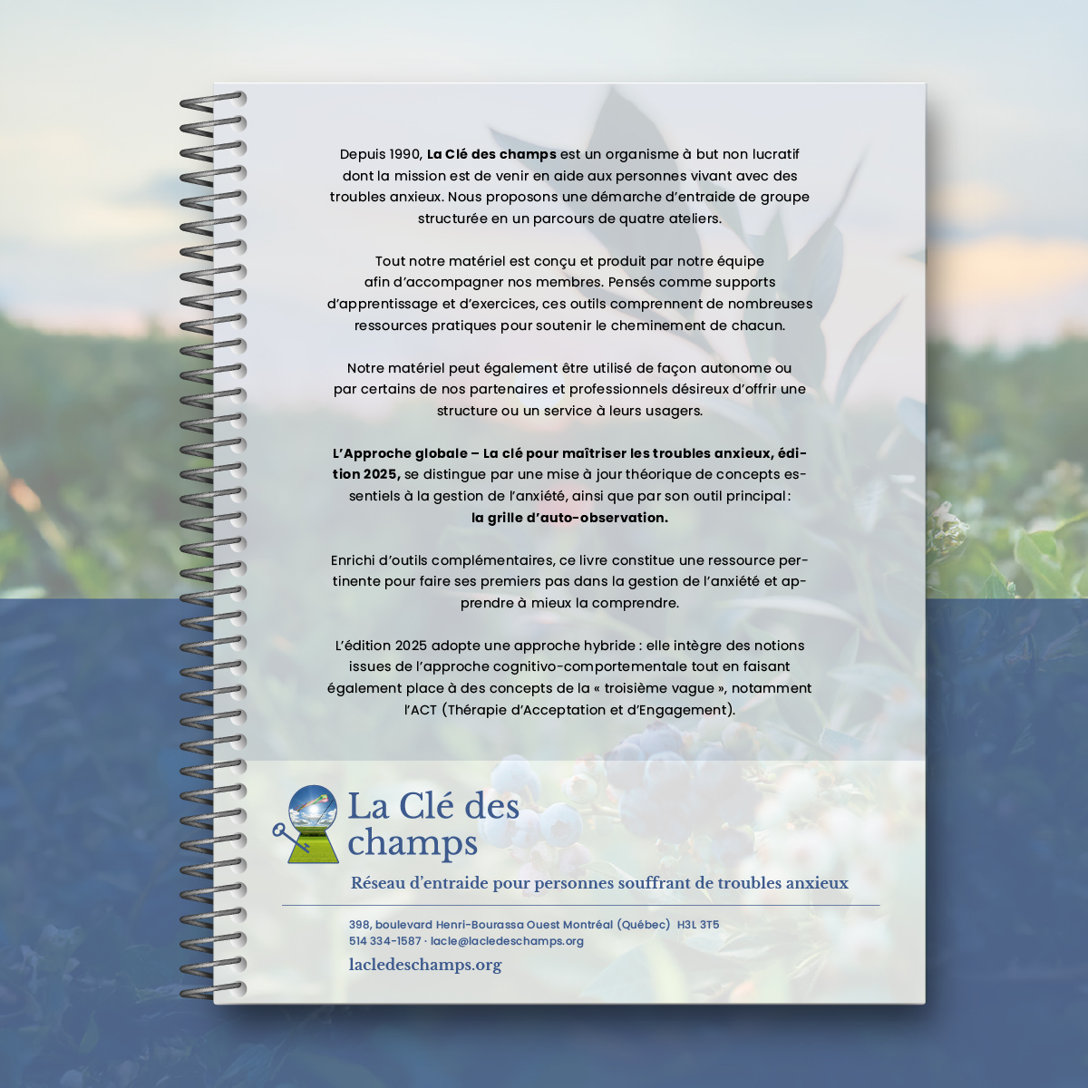 Approche globale – La clé pour maîtriser les troubles anxieux